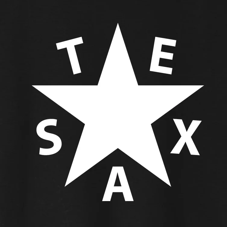 Texas Star Women's Crop Top Tee