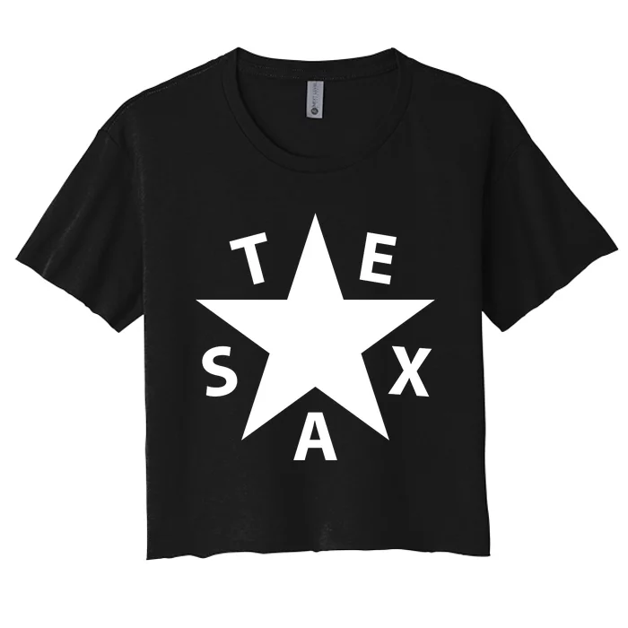 Texas Star Women's Crop Top Tee