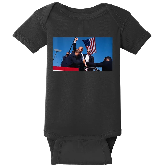 Trump Shooting Baby Bodysuit