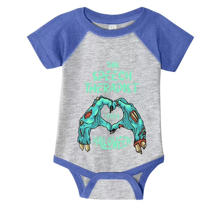 This Speech Therapist Loves Halloween Speech Therapy Infant Baby Jersey Bodysuit