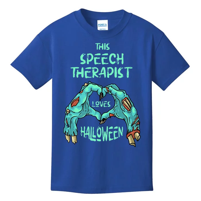 This Speech Therapist Loves Halloween Speech Therapy Kids T-Shirt