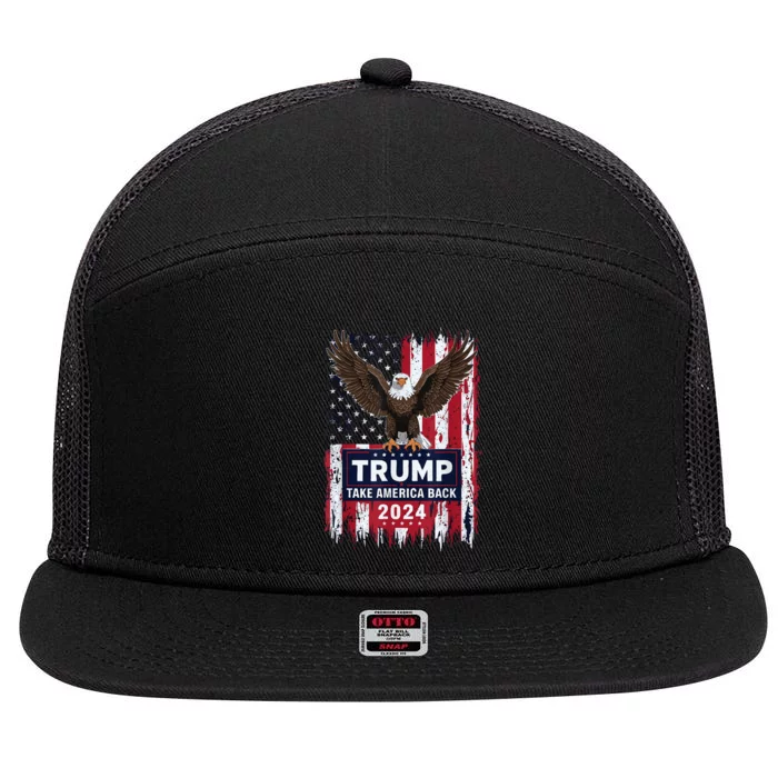 Trump Supporters 7 Panel Mesh Trucker Snapback Hat