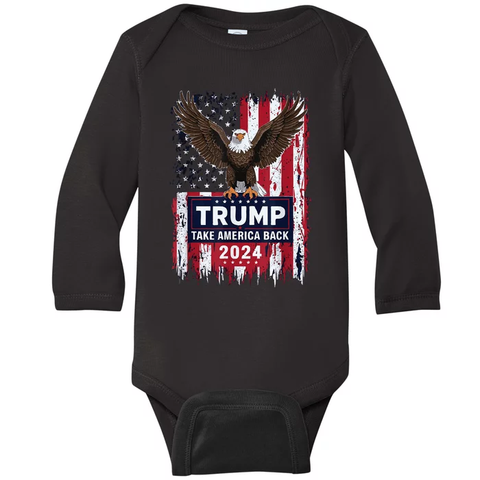 Trump Supporters Baby Long Sleeve Bodysuit