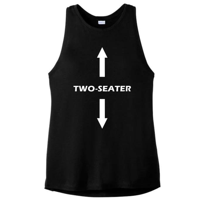 Two Seater TwoSeater Vintage Ladies Tri-Blend Wicking Tank