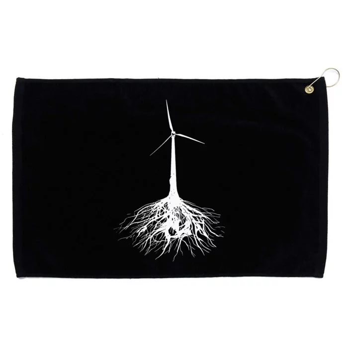 Turbine Syndrome Turbine Tree Design Grommeted Golf Towel