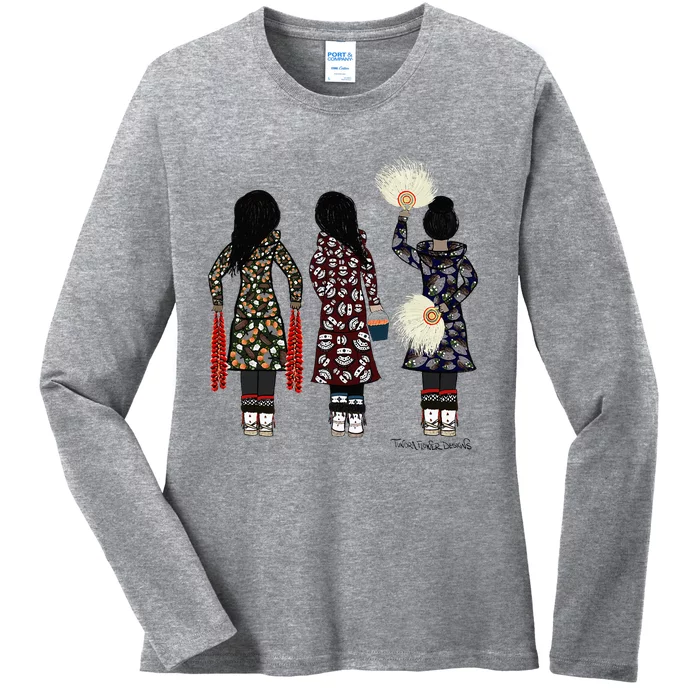 Three Sisters Ladies Long Sleeve Shirt