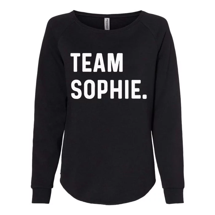 Team Sophie Womens California Wash Sweatshirt