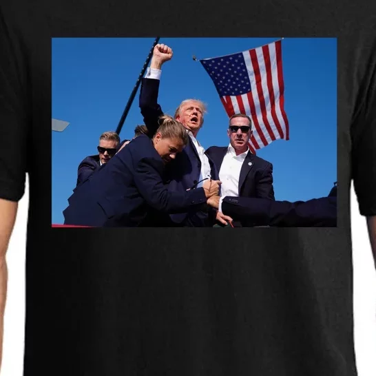 Trump Shot Trump Shooting Trump 2024 Pajama Set