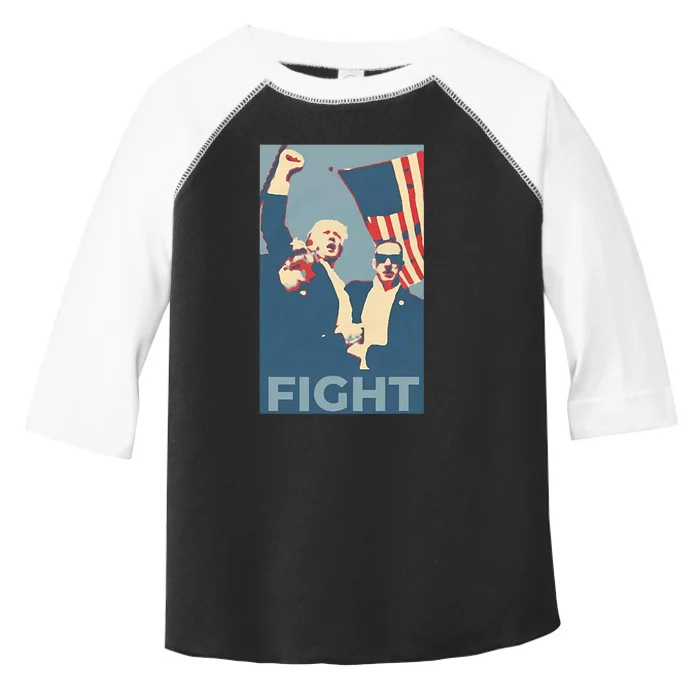 Trump Shot Trump Fight Toddler Fine Jersey T-Shirt