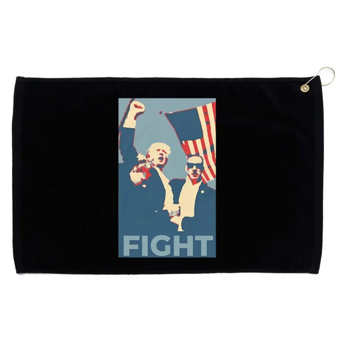 Trump Shot Trump Fight Grommeted Golf Towel