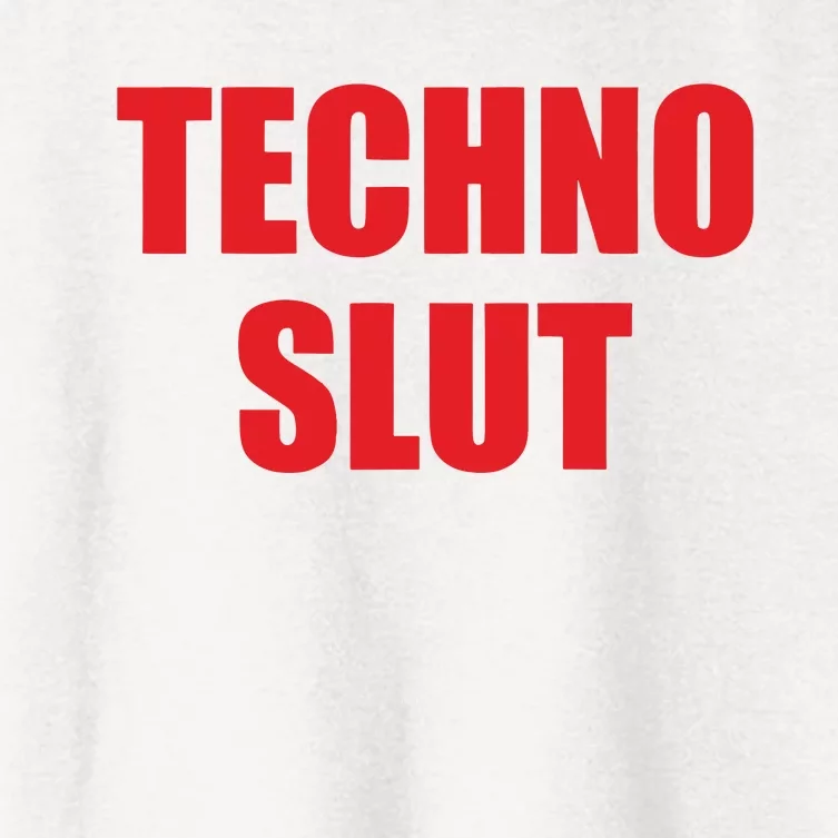 Techno Slut Women's Crop Top Tee