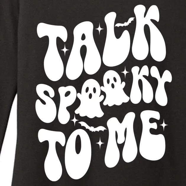 Take Spooky To Me Retro Groovy Halloween Womens CVC Long Sleeve Shirt