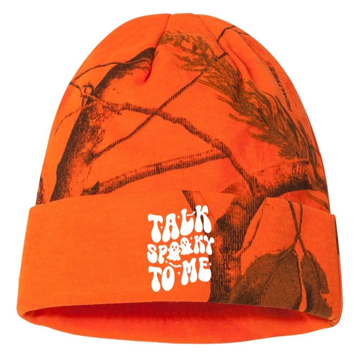 Take Spooky To Me Retro Groovy Halloween Kati - 12in Camo Beanie