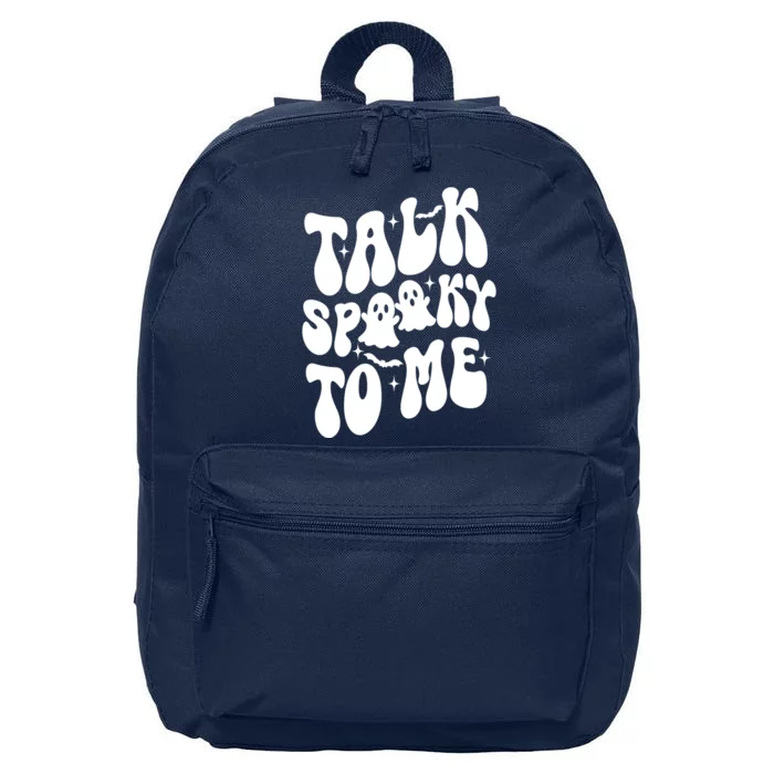 Take Spooky To Me Retro Groovy Halloween 16 in Basic Backpack