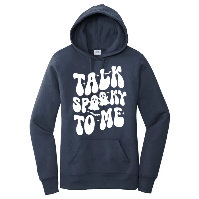 Take Spooky To Me Retro Groovy Halloween Women's Pullover Hoodie