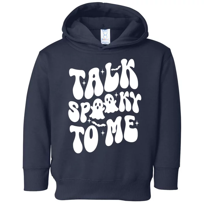 Take Spooky To Me Retro Groovy Halloween Toddler Hoodie