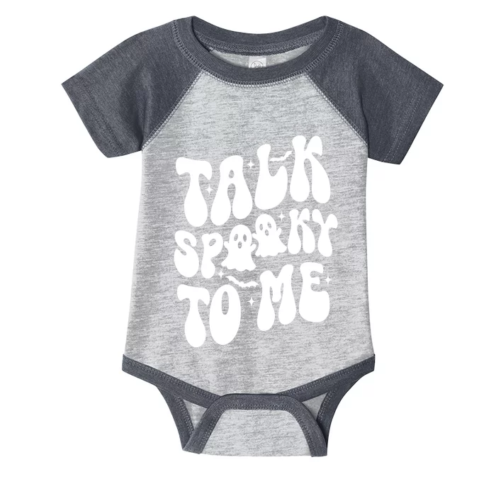 Take Spooky To Me Retro Groovy Halloween Infant Baby Jersey Bodysuit