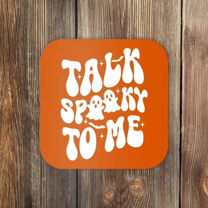 Take Spooky To Me Retro Groovy Halloween Coaster