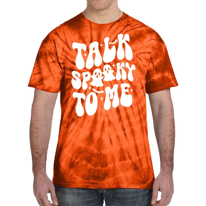 Take Spooky To Me Retro Groovy Halloween Tie-Dye T-Shirt