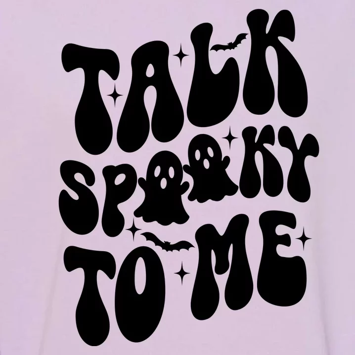 Take Spooky To Me Retro Groovy Halloween Garment-Dyed Sweatshirt