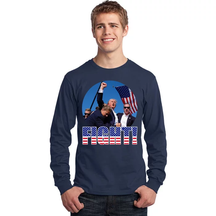 Trump Signals To Americans To Fight Tall Long Sleeve T-Shirt