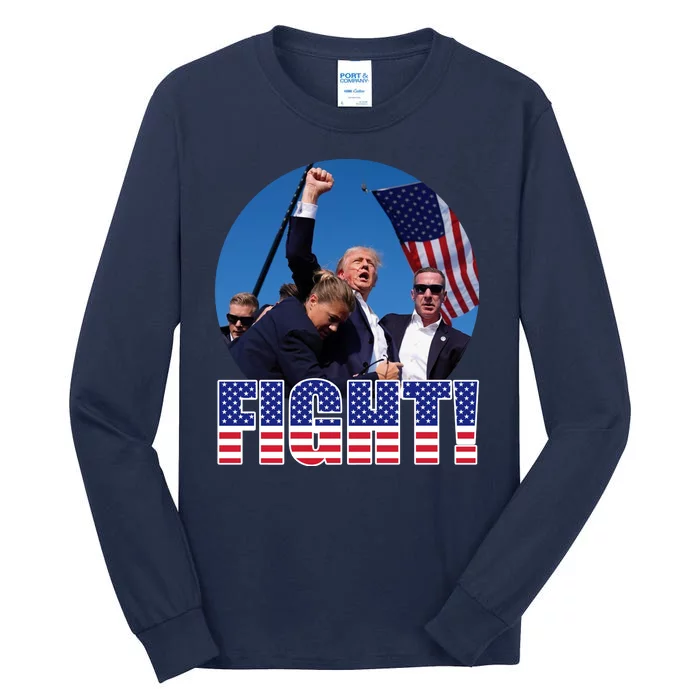 Trump Signals To Americans To Fight Tall Long Sleeve T-Shirt