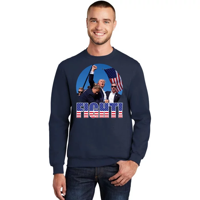 Trump Signals To Americans To Fight Tall Sweatshirt