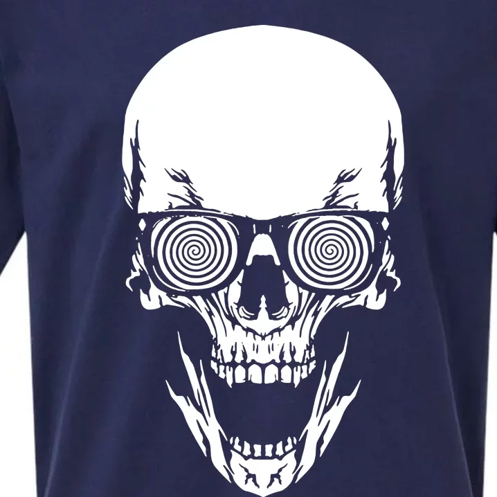 Trippy Skull Sueded Cloud Jersey T-Shirt