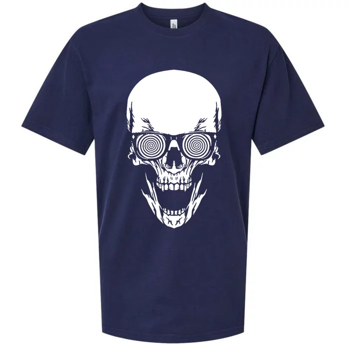 Trippy Skull Sueded Cloud Jersey T-Shirt