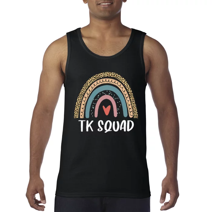 TK Squad Transitional Kindergarten Teacher Back To School Tank Top