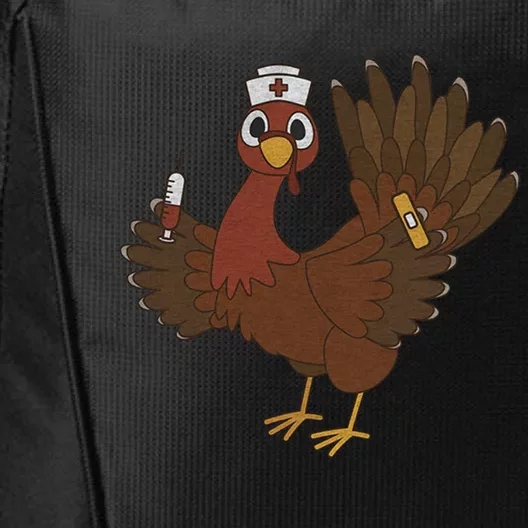 Thanksgiving Scrub Tops Turkey Nurse Holiday Nursing Gift City Backpack