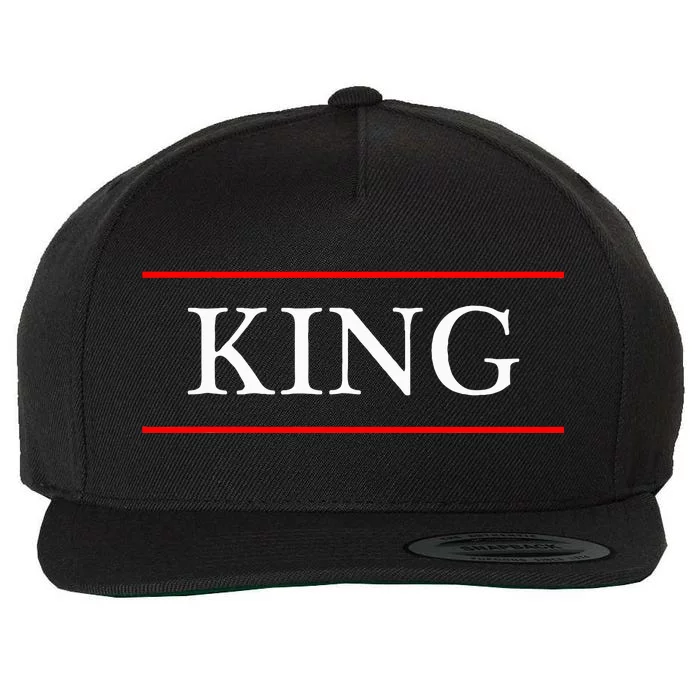 That Says The Word King On It Wool Snapback Cap