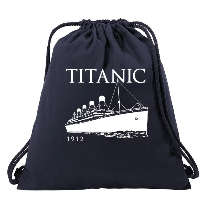 Titanic Shirt Drawstring Bag