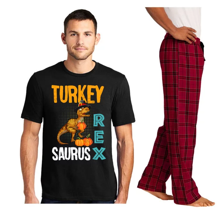 Turkey Saurus T Rex Dinosaur Funny Thanksgiving Great Gift Pajama Set