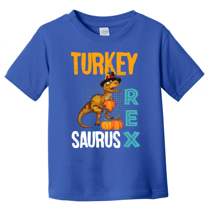 Turkey Saurus T Rex Dinosaur Funny Thanksgiving Great Gift Toddler T-Shirt