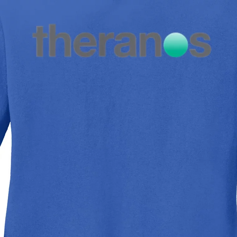 Theranos Swag Ladies Long Sleeve Shirt