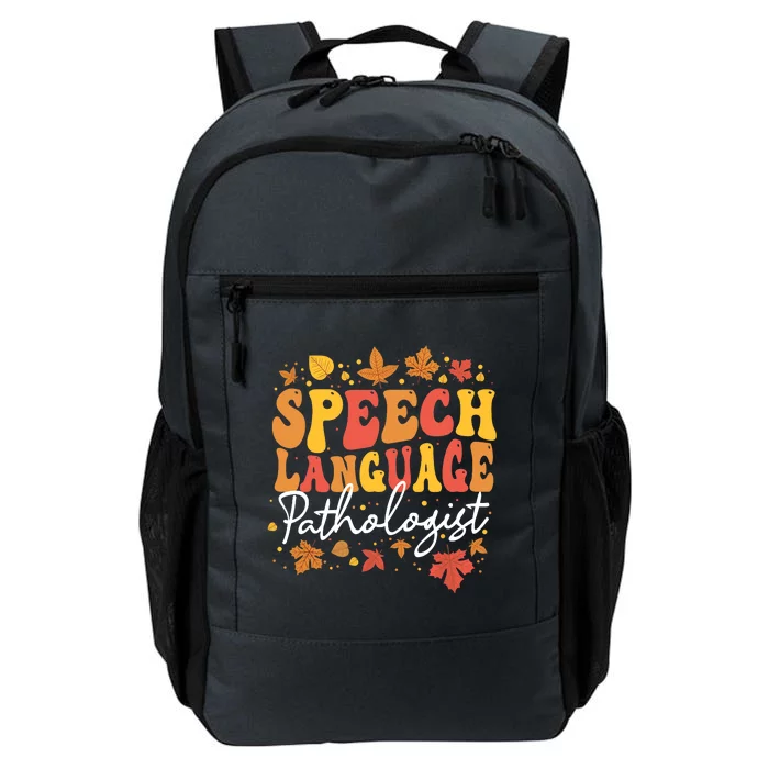 Thanksgiving Speech Therapy Fall Speech Language Pathologist Daily Commute Backpack