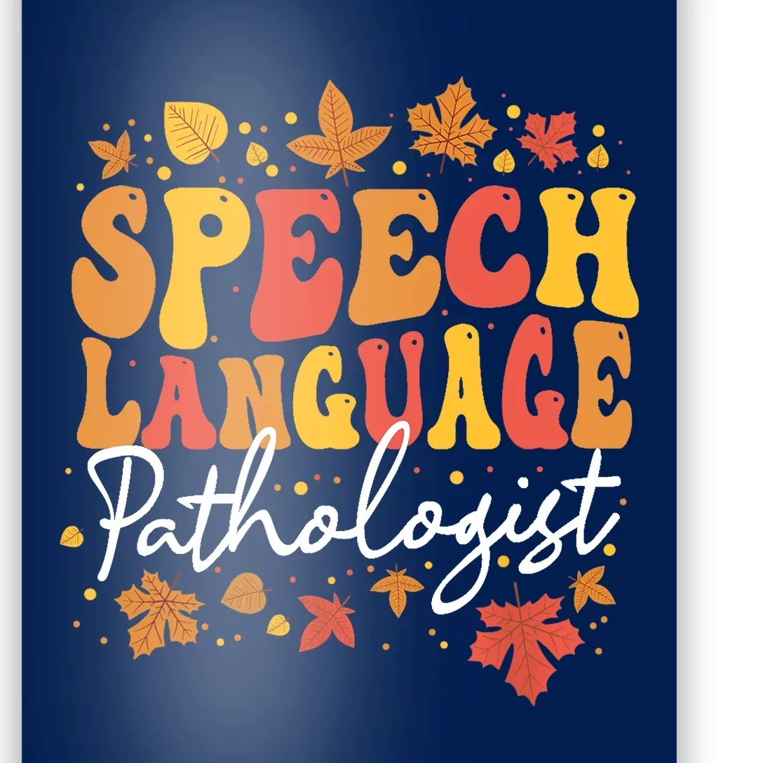 Thanksgiving Speech Therapy Fall Speech Language Pathologist Poster