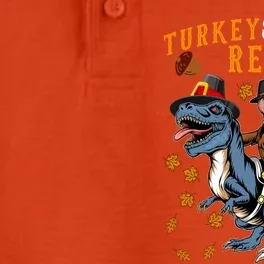 Turkey Saurus Tcute Giftrex Thanksgiving Dinosaur Costume Boys Gift Dry Zone Grid Performance Polo