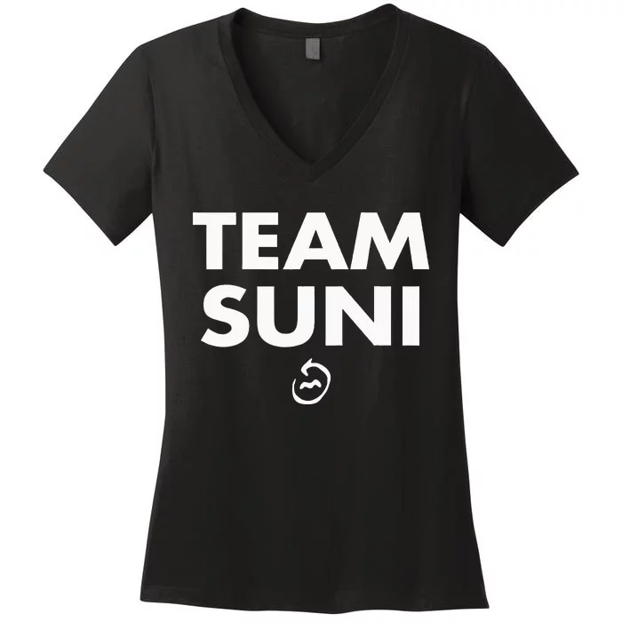 Team Suni Women's V-Neck T-Shirt