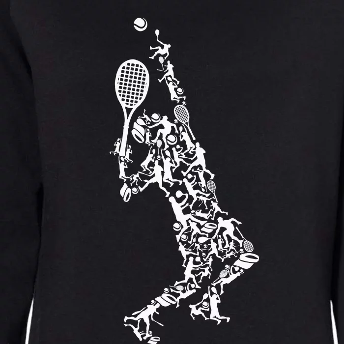 Tennis Silhouette Womens California Wash Sweatshirt