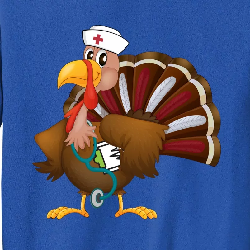 Thanksgiving Scrub Tops Turkey Nurse Gift Holiday Nursing Cool Gift Sweatshirt