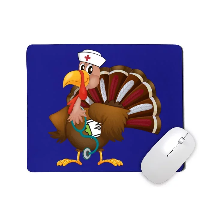 Thanksgiving Scrub Tops Turkey Nurse Gift Holiday Nursing Cool Gift Mousepad