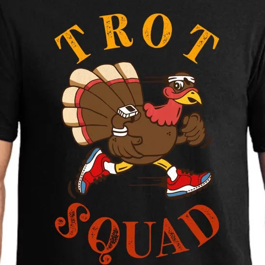 Trot Squad Thanksgiving Turkey Trot Costume Pajama Set