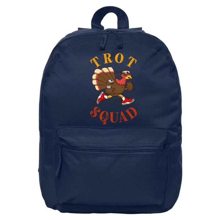 Trot Squad Thanksgiving Turkey Trot Costume 16 in Basic Backpack