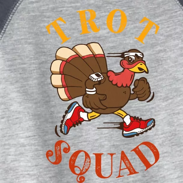 Trot Squad Thanksgiving Turkey Trot Costume Toddler Fine Jersey T-Shirt