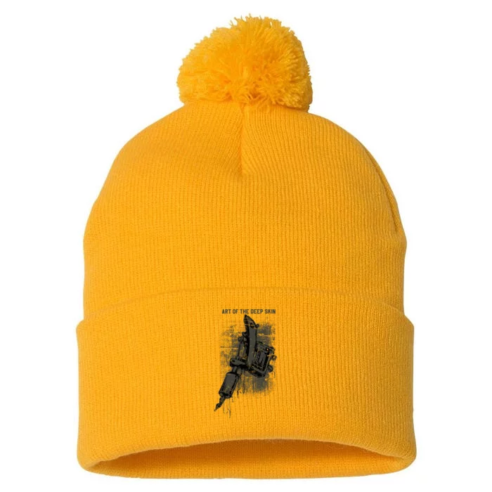 Tattoo Shop Pom Pom 12in Knit Beanie