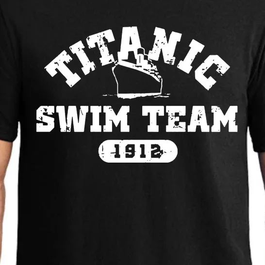 Titanic Swim Team Sports History Navy Sarcastic Funny Pajama Set