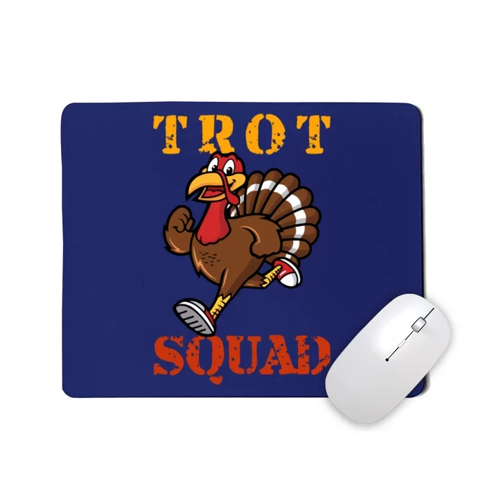 Trot Squad Turkey Mask Mousepad