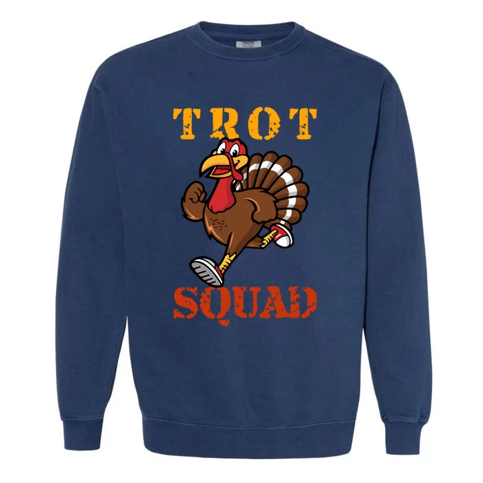 Trot Squad Turkey Mask Garment-Dyed Sweatshirt